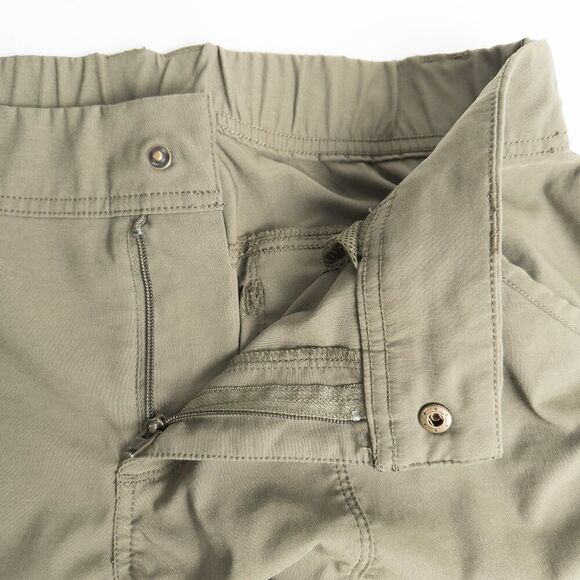 Duluth Trading Co Dry On The Fly Slim Leg Pants Womens 8x29 Major Green 46703 - Picture 8 of 16